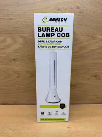 Bureaulamp cob dimbaar en verstelbaar.