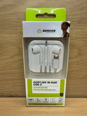 Oortjes in-ear USB-C.