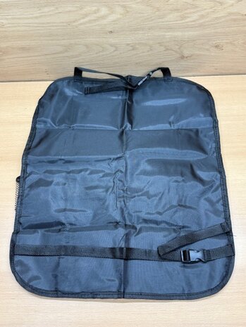 Autostoel organizer met tablet houder.
