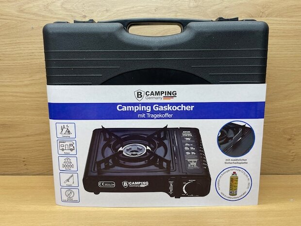 Camping kookstel met draagkoffer B Germany.