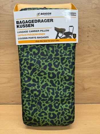 Bagagedrager kussen camouflage.
