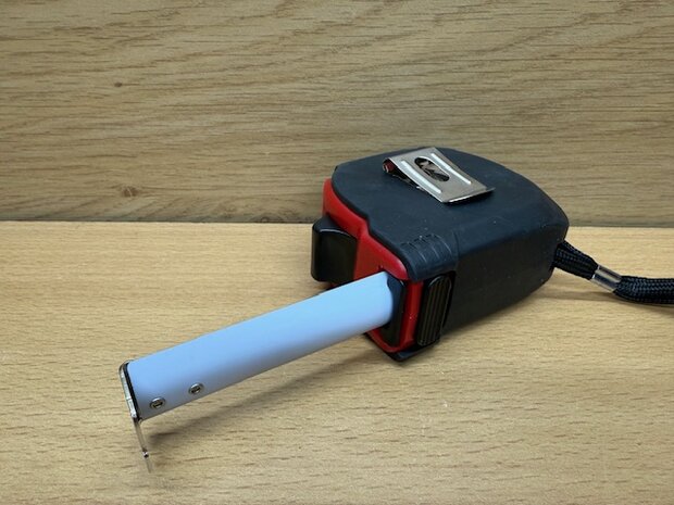 Rolbandmaat rubber MID 25mmx8m.