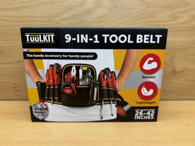 Gereedschapsriem "Tuulkit" 9 in 1.
