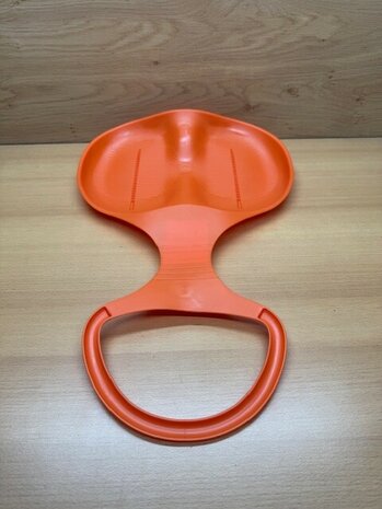 Slee met handvat oranje.