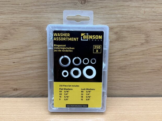 Assortimentsdoos vulringen 250 dlg.