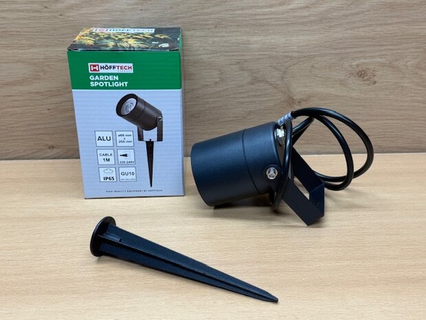 Grondspot tuin met RA stekker IP65.