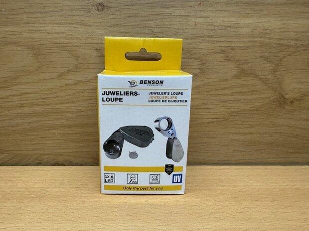 Loep diamantair 3xLED.