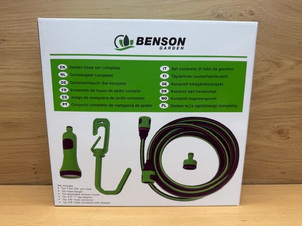 Tuinslang set compleet 7,5m.