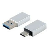 Adapterset USB-A en USB-C 2 dlg.