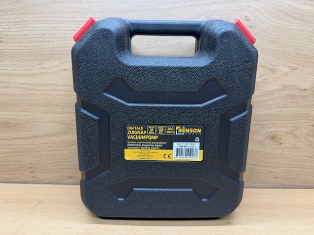 Zuignap vacuum digitaal oplaadbaar.