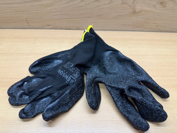 Montagehandschoen latex crinkle XL.