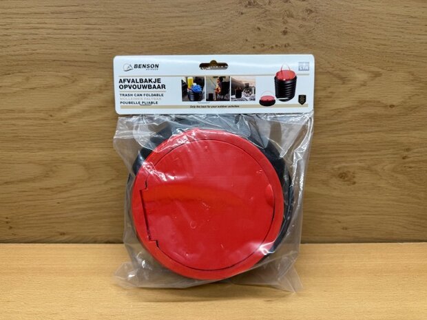 Afvalbakje opvouwbaar &Oslash; 17,5cm.