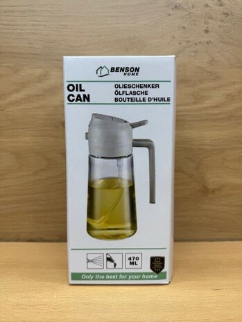 Olieschenker 2 in 1 wit 470ml.