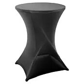 Hoes statafel stretch zwart.