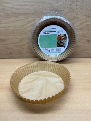 Airfryer bakjes set bakpapier &Oslash; 20cm 100 dlg.