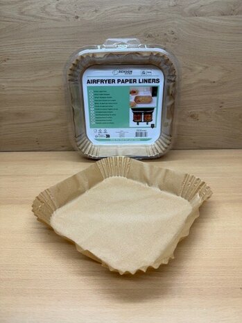 Airfryer bakjes set bakpapier □ 24cm 100 dlg.
