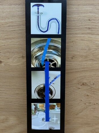 Gootsteenontstopper 57cm.