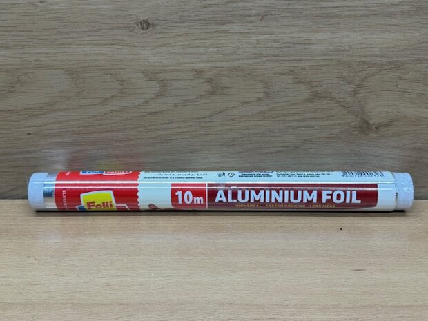 Aluminiumfolie Folli 10m.