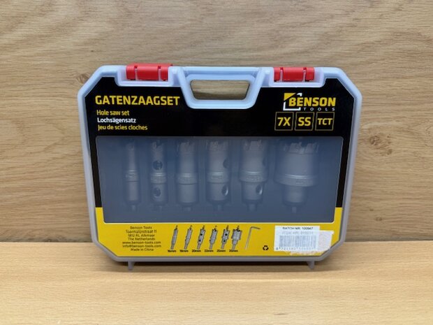 Gatenzaag RVS TCT 16-35mm 7 dlg.