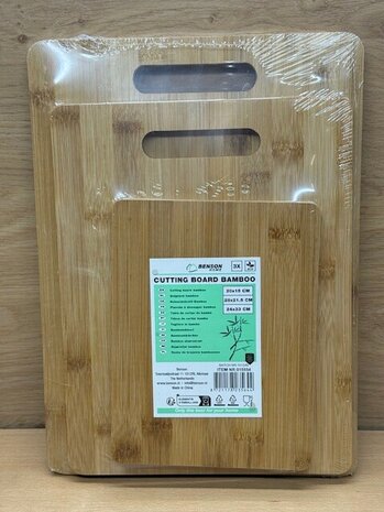 Snijplankset bamboe 3 dlg.