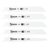 Reciprozaagbladen set hout en metaal 5 dlg.