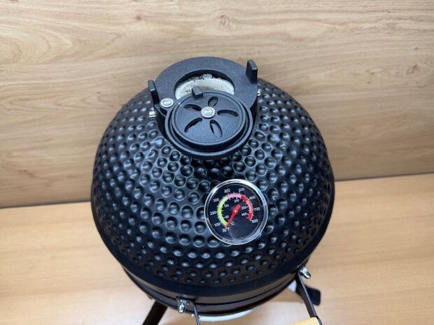 BBQ Kamado zwart 13 inch.