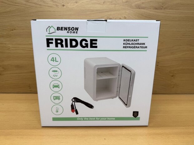 Koelkast wit 4 liter 12 volt.