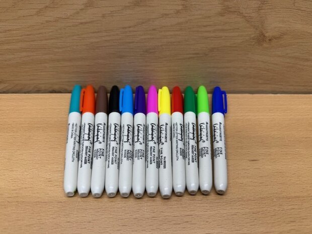 Merkstiftenset mini 12 dlg.