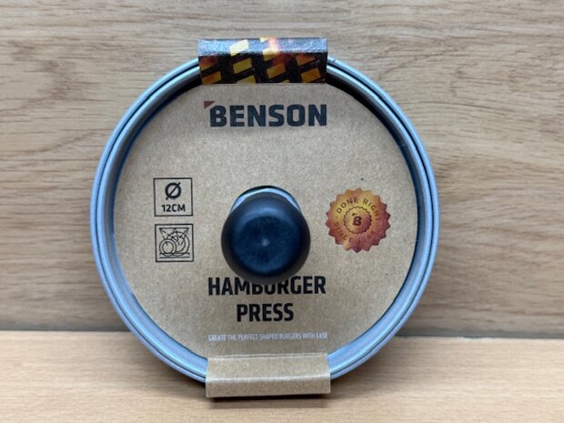 BBQ hamburgerpers aluminium 12cm.