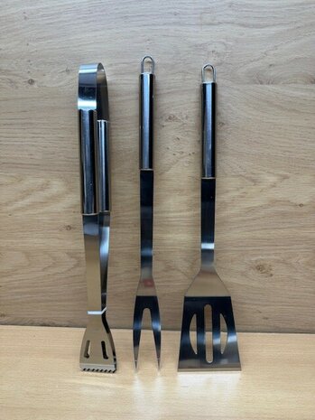 BBQ accesoires set in etui 3 dlg.