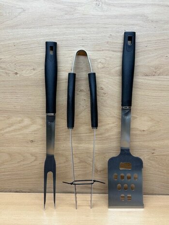 BBQ set stainless steel 3 dlg.
