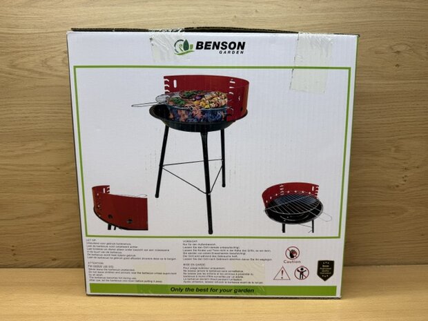 BBQ 4-level 36x36x51,5cm.