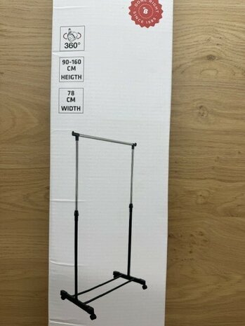 Kledingrek 90-160cm.