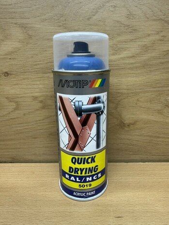 MoTip Industrial RAL 5019 Capri Blauw 400ml.