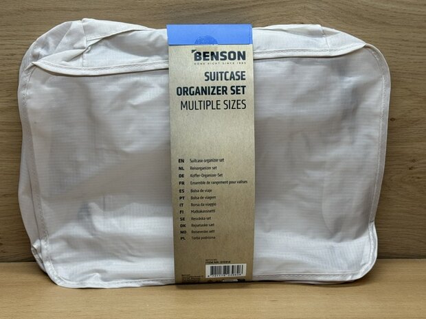 Reisorganiser set beige 6 dlg.