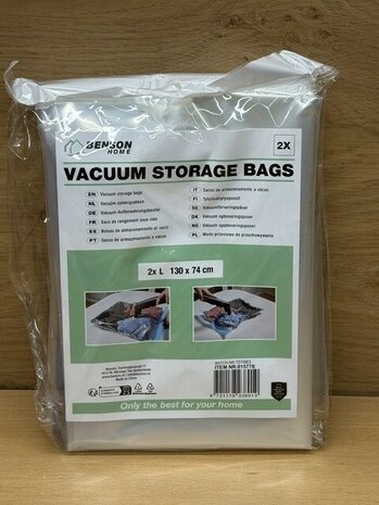 Vacuum opbergzakkenset 2xL 2 dlg.