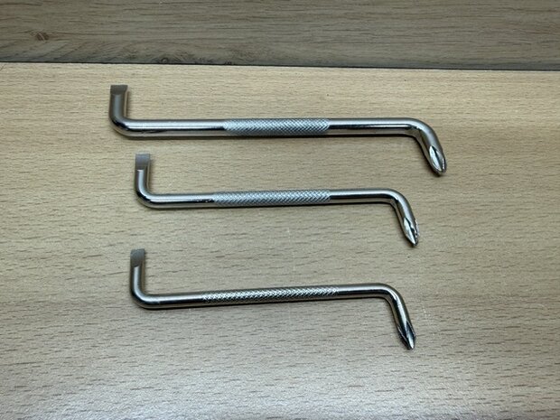 Haakse schroevendraaierset SL-PZ 3 dlg.