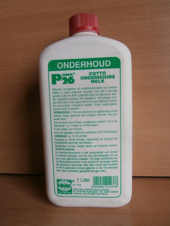 HMK P26 cotto onderhoudsmelk 1 liter.