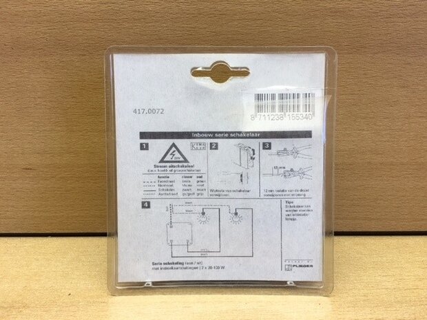 Schneider Electric Artec serieschakelaar crème.