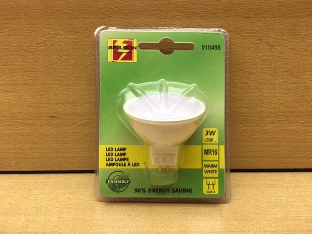 LED lamp MR16 3 watt.