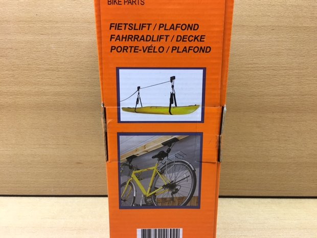 Fietslift plafond.