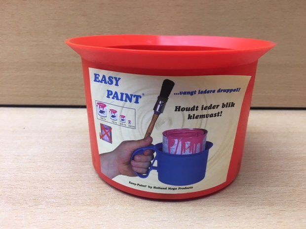 Easy Paint verfblikhouder rood.