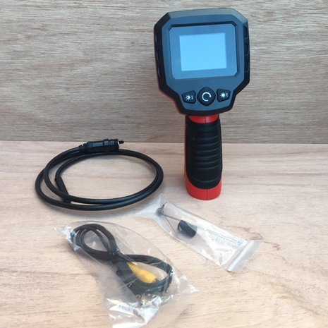 Endoscoop led, 2,4 inch LCD.