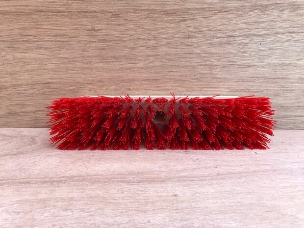 Bezem straat rood 30cm.