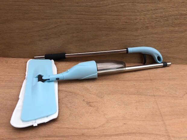 Vloerwisser met sprayfunctie.
