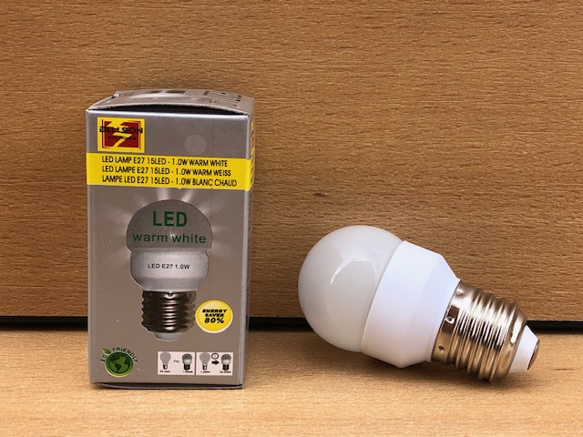 talent complicaties Pef Spaarlamp 15 LED, E27 1,0 watt. - Eddiys