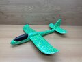 Zweefvliegtuig-foam-groen-46cm