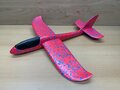 Zweefvliegtuig-foam-rood-46cm