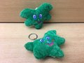 Sleutelhanger-pluche-zeester-groen