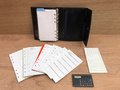 Organiser-zwart-van-leer-met-inhoud